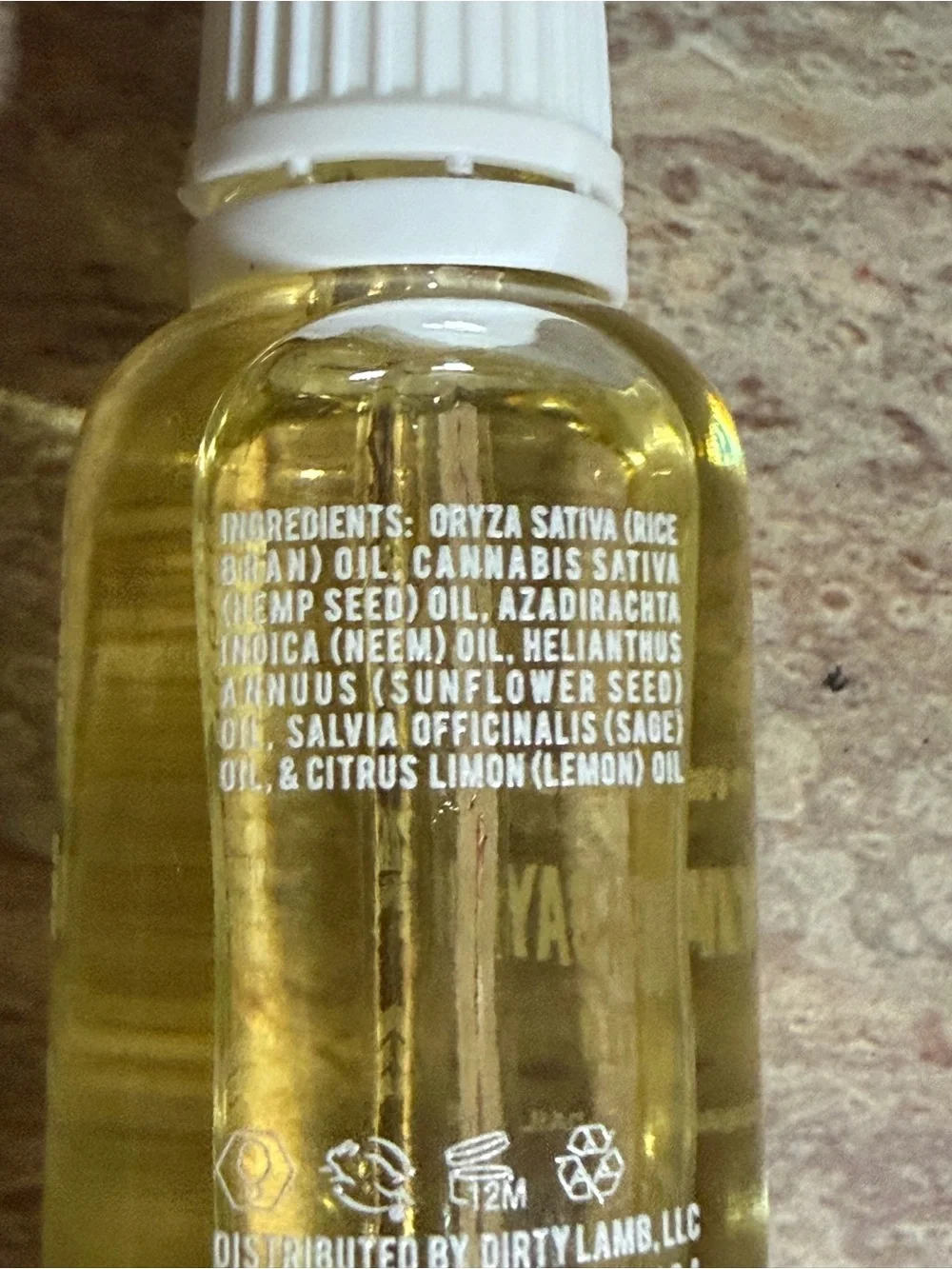 Dirty Lamb Ultra Day Serum — Yellow Hydrating Face Oil